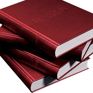 Livres personnalisés imprimez l'imprimerie de livre à couverture rigide de tissu bon marché